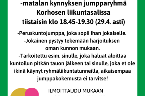 Mainosteksti kuvana.