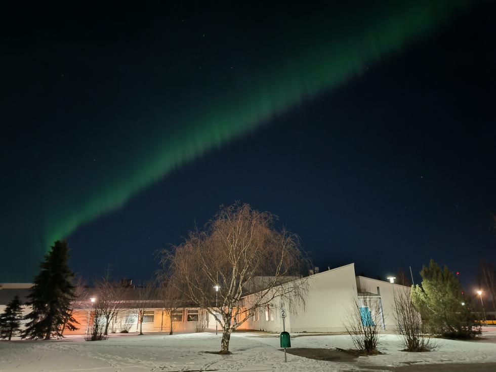 Revontulen päässä on Sievin lukio!