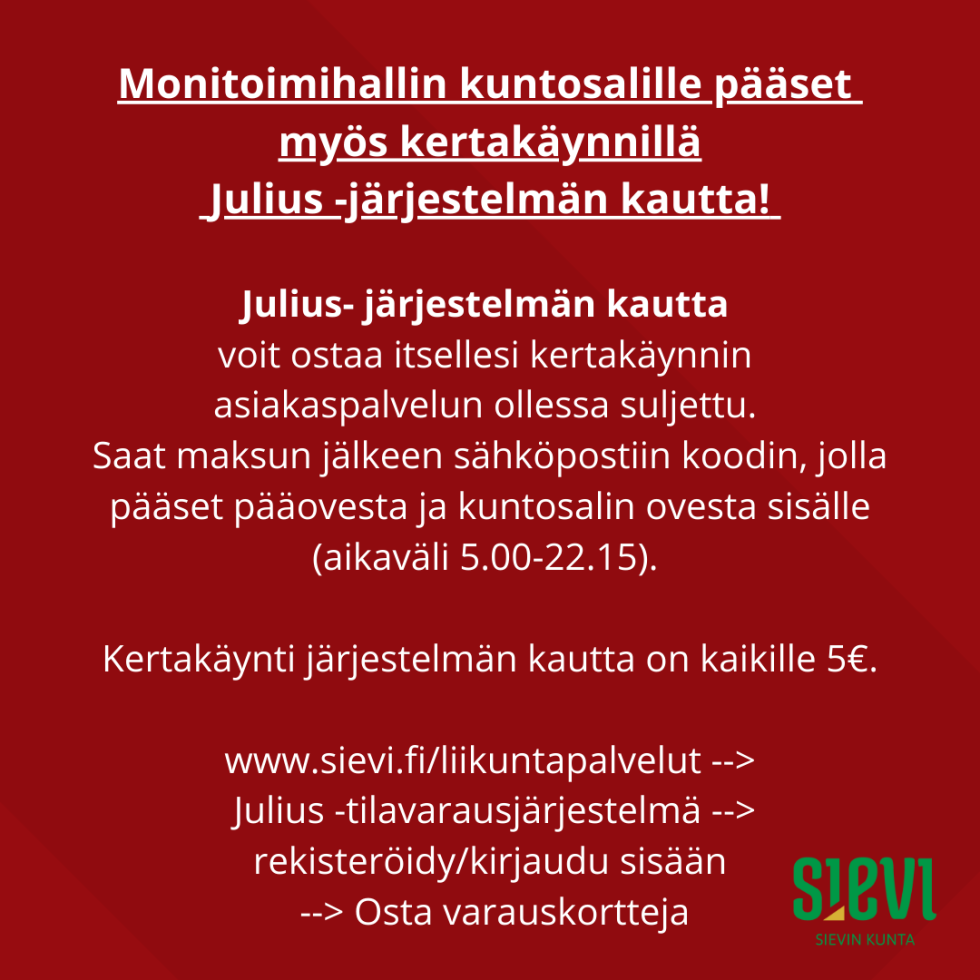 kertakäynti salille