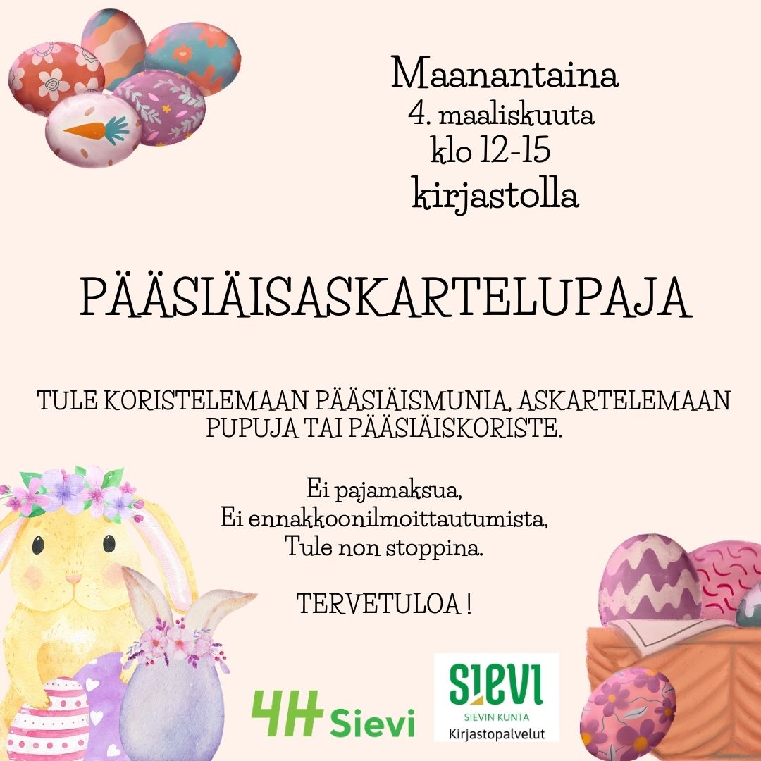 Pääsiäismunia ja tipuja