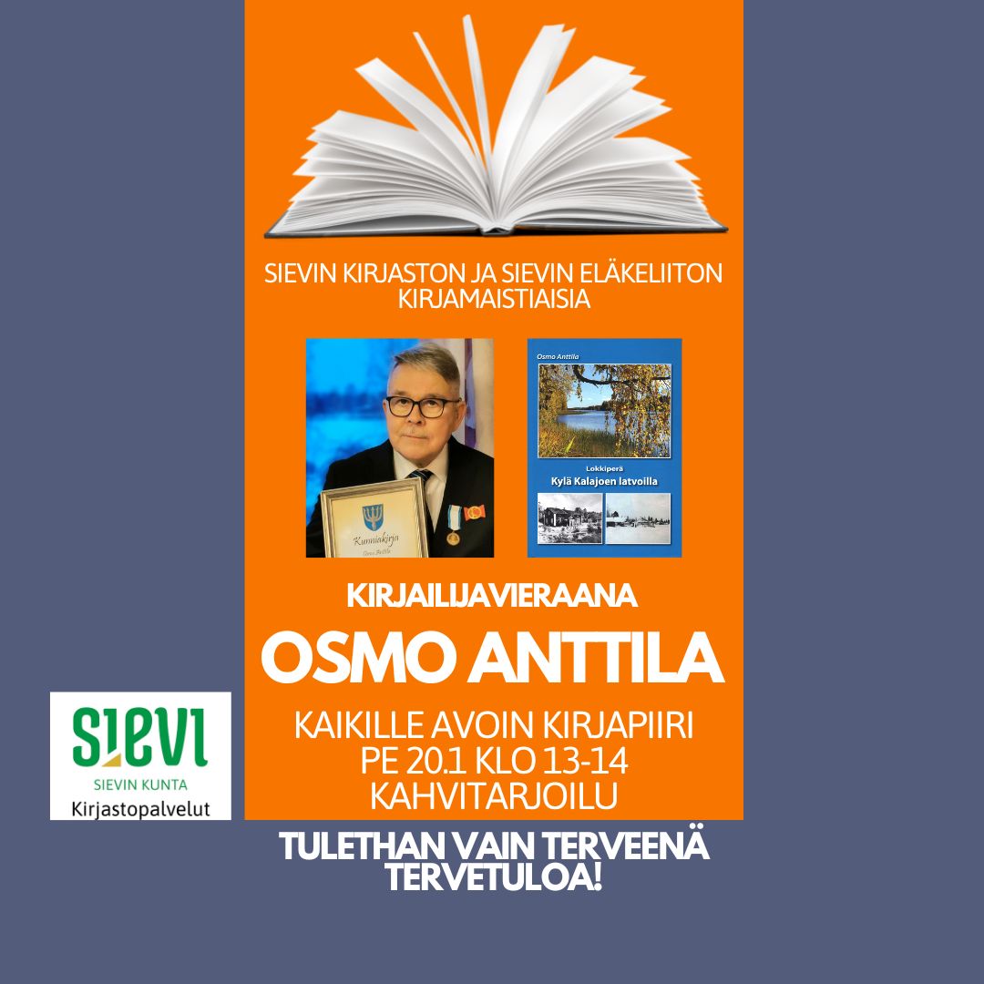 Kirjailijavieraana Osmo Anttila