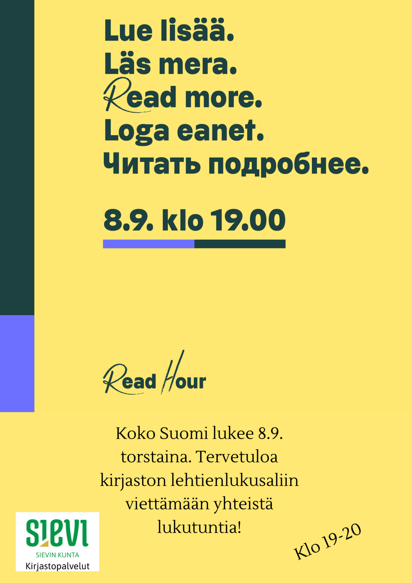 Read Hour - koko Suomi lukee Read Hour - koko Suomi lukee