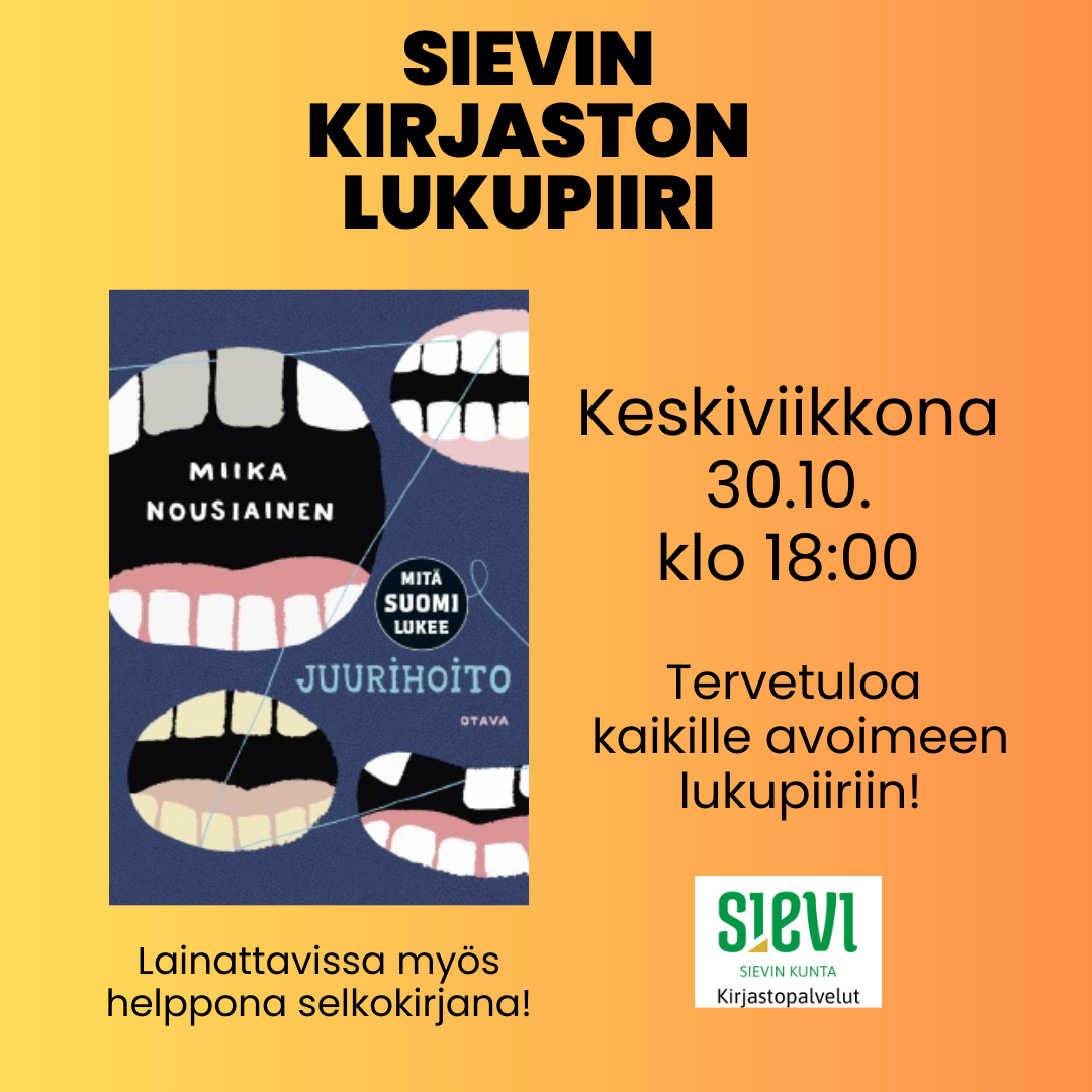 Lokakuun lukupiiri Kuva kirjan kannesta