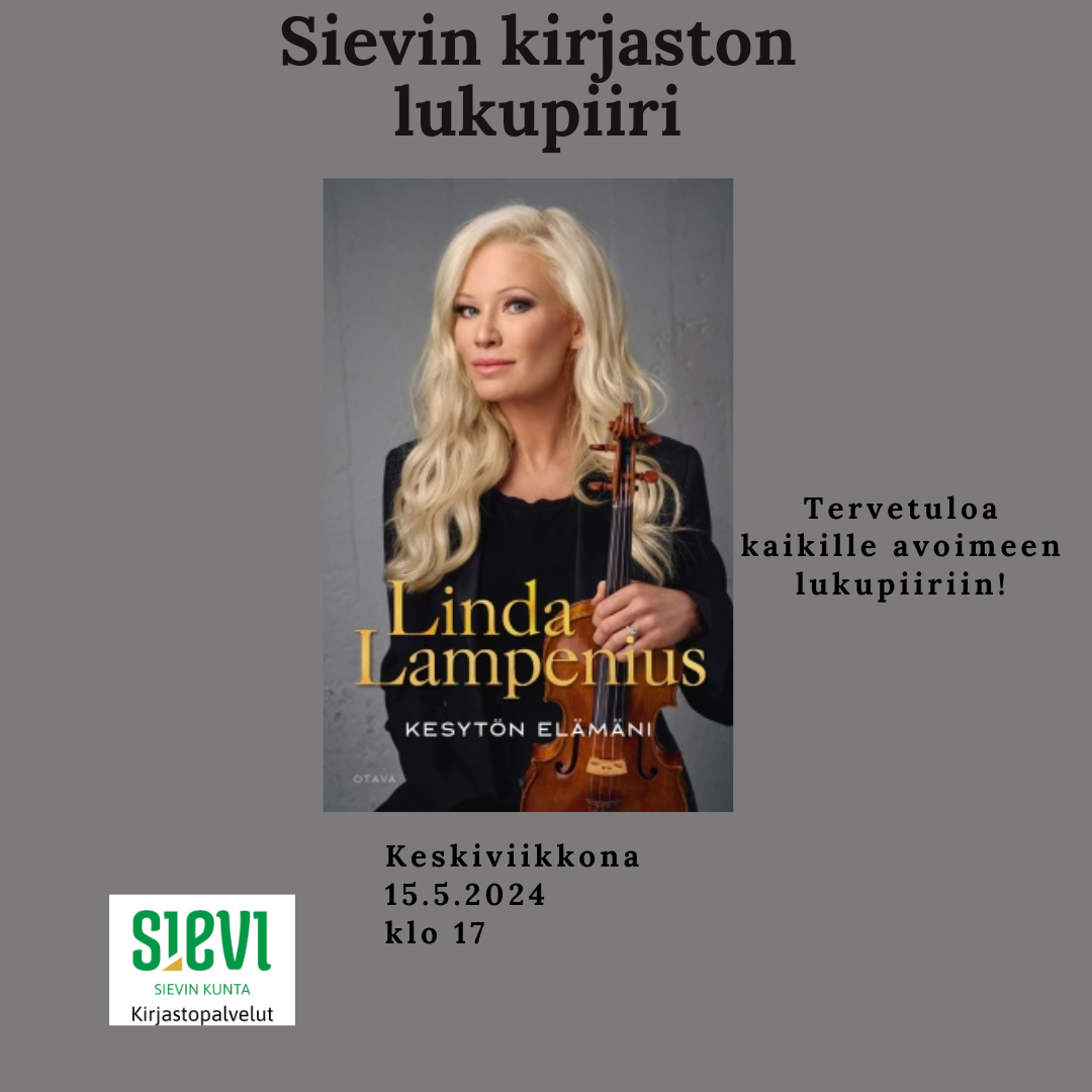 Kesytön elämäni / Linda Lampenius Kuva kirjan kannesta