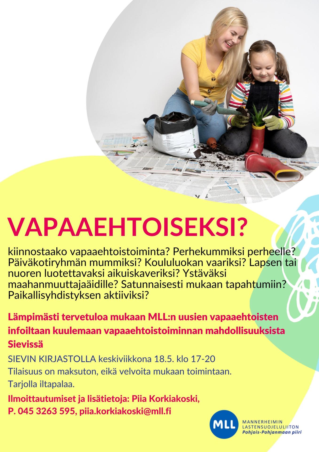 MLL vapaaehtoisinfo Sievissä