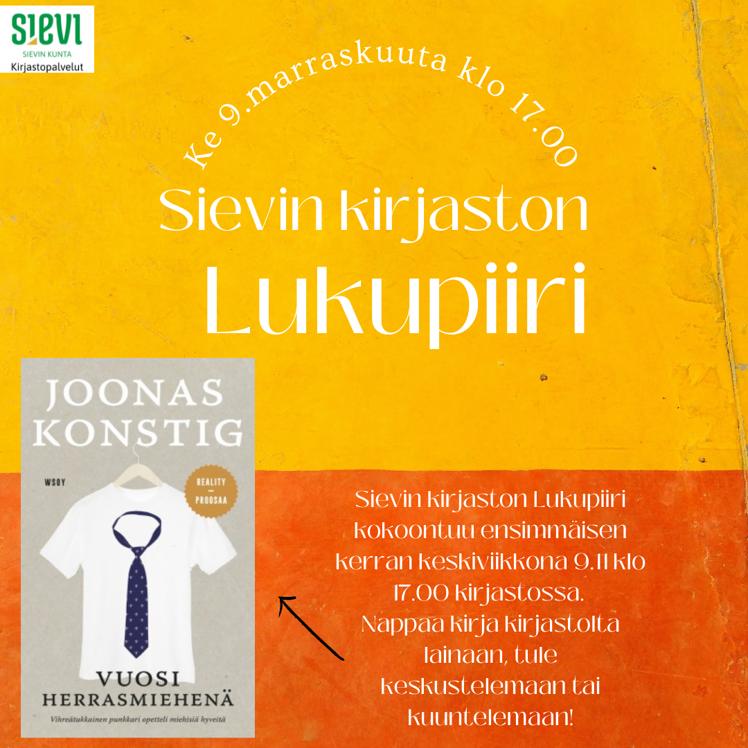 Sievin kirjaston Lukupiiri Sievin kirjaston Lukupiiri