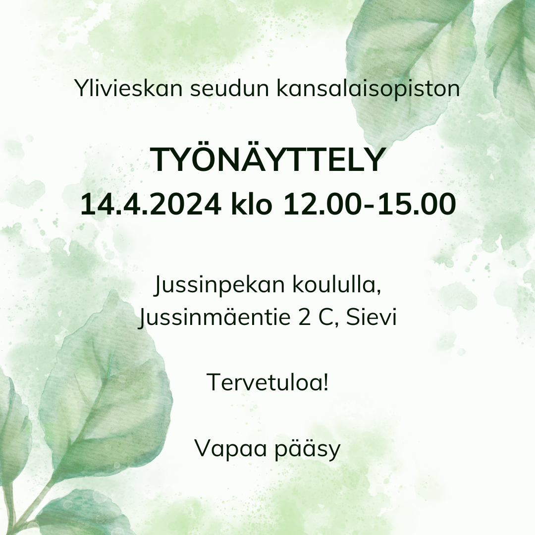 Työnäyttelymainos