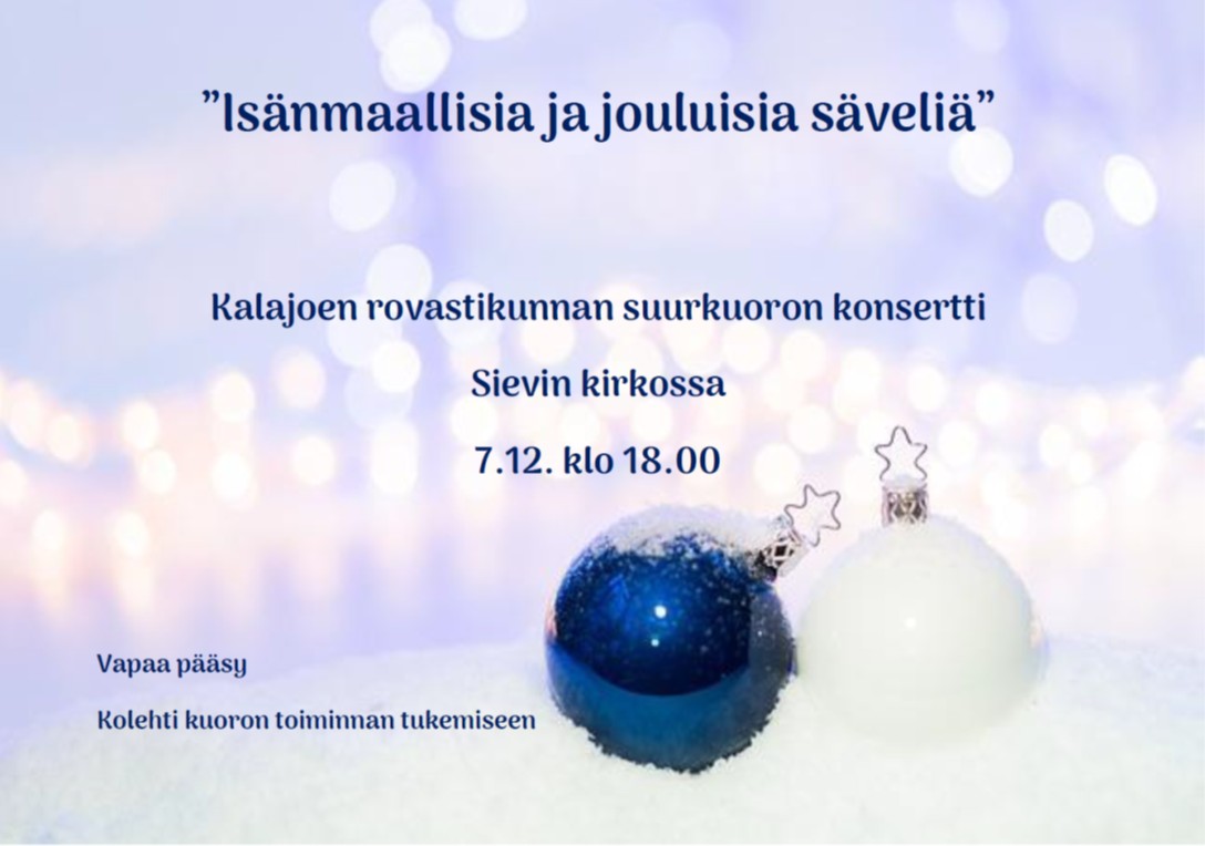 Isänmaallisia ja jouluisia säveliä