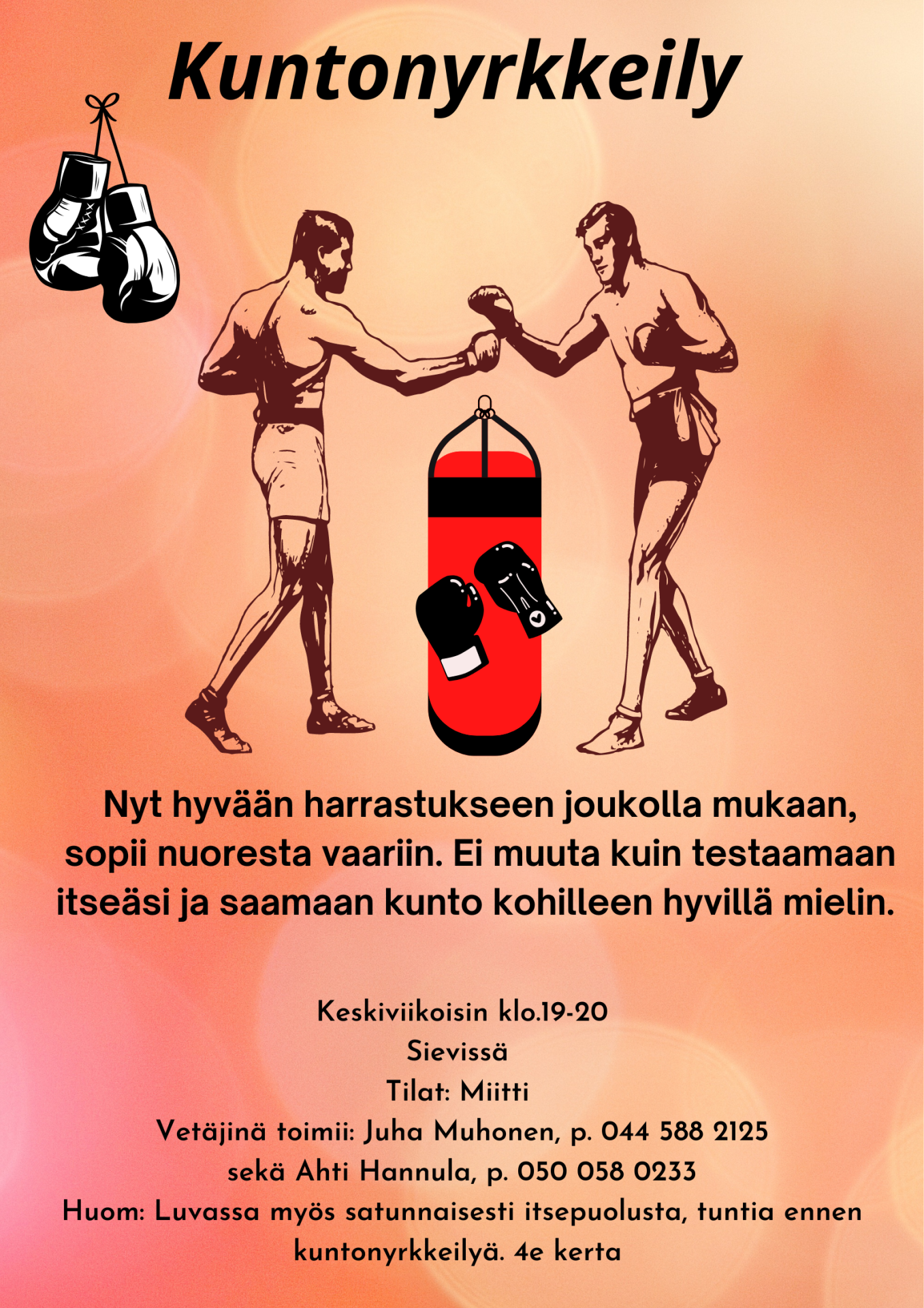 Kuntonyrkkeily mainos